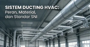 Ducting HVAC yang terpasang