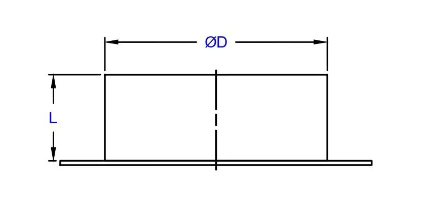 ASTEM Duct Collar Drawing